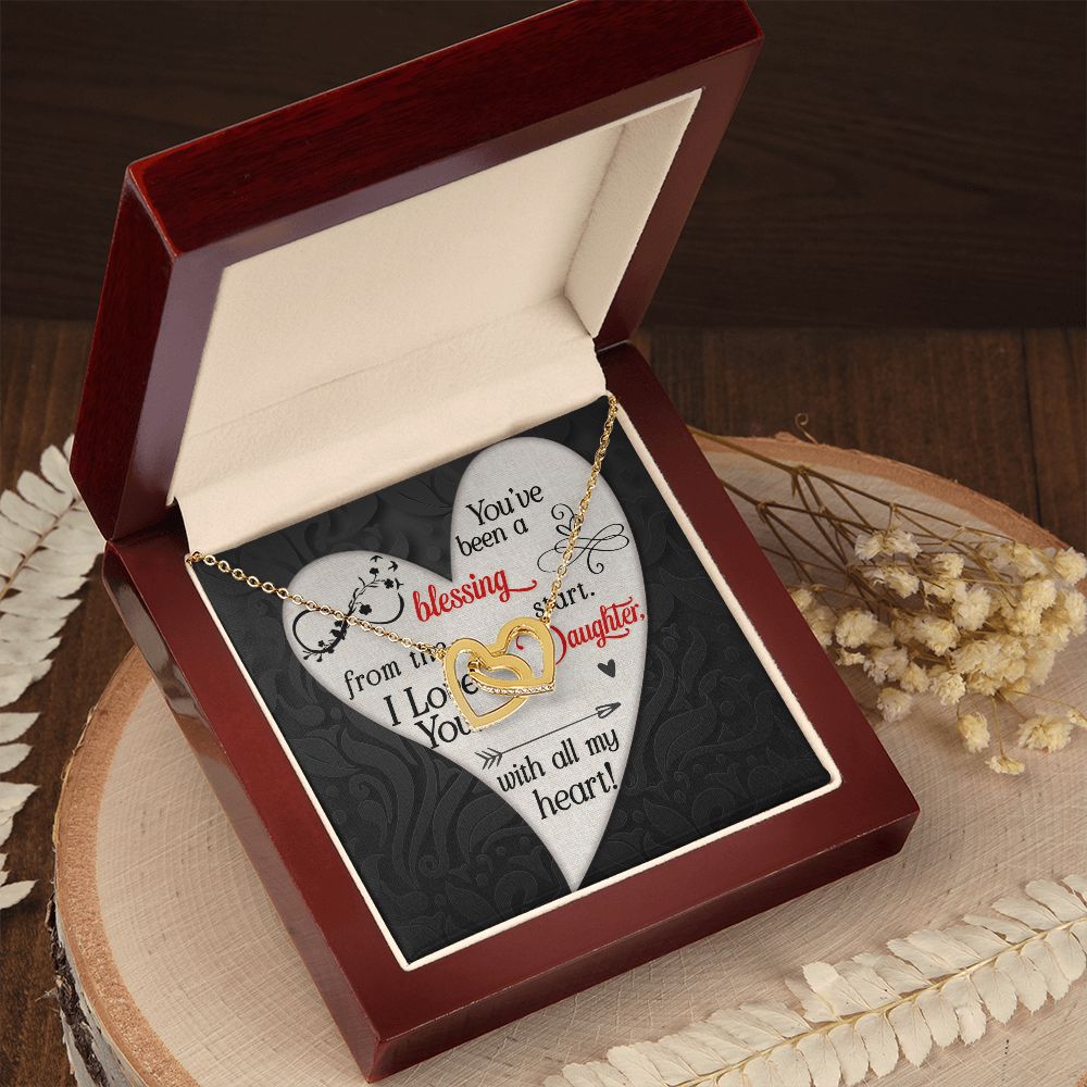 To Daughter - Blessing From Heart Necklace